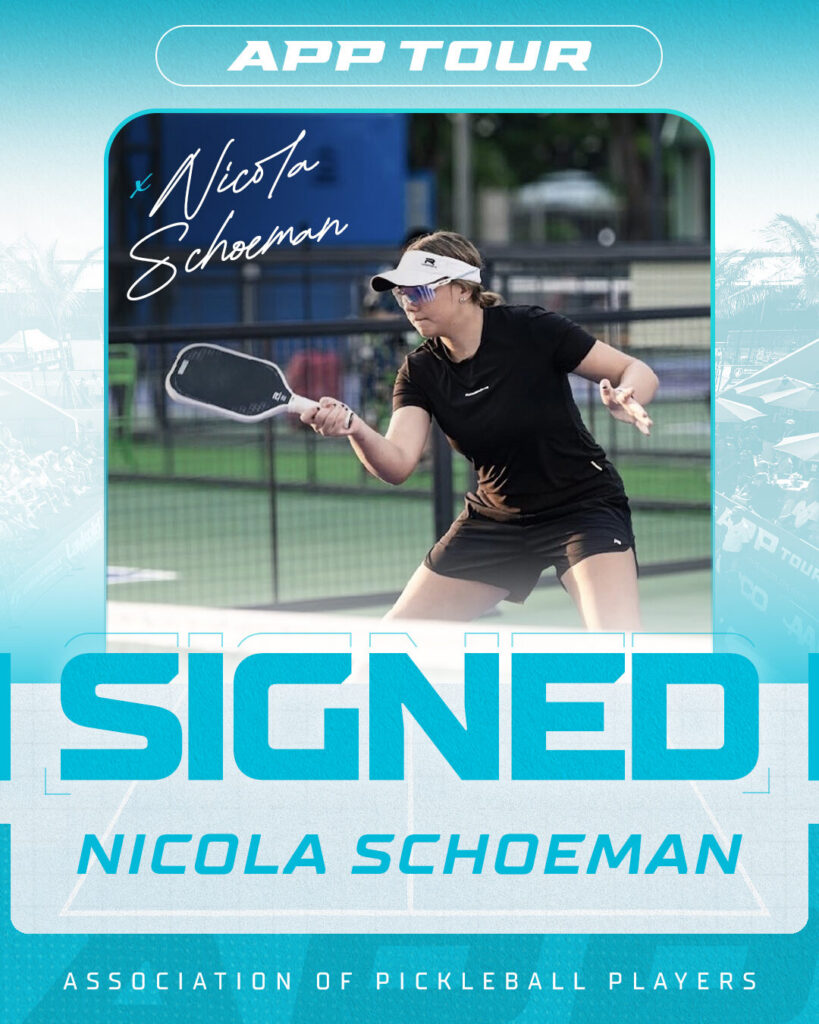 as dupr’s no. 1 ranked junior women’s pro, schoeman is a force to be reckoned with on the #appto