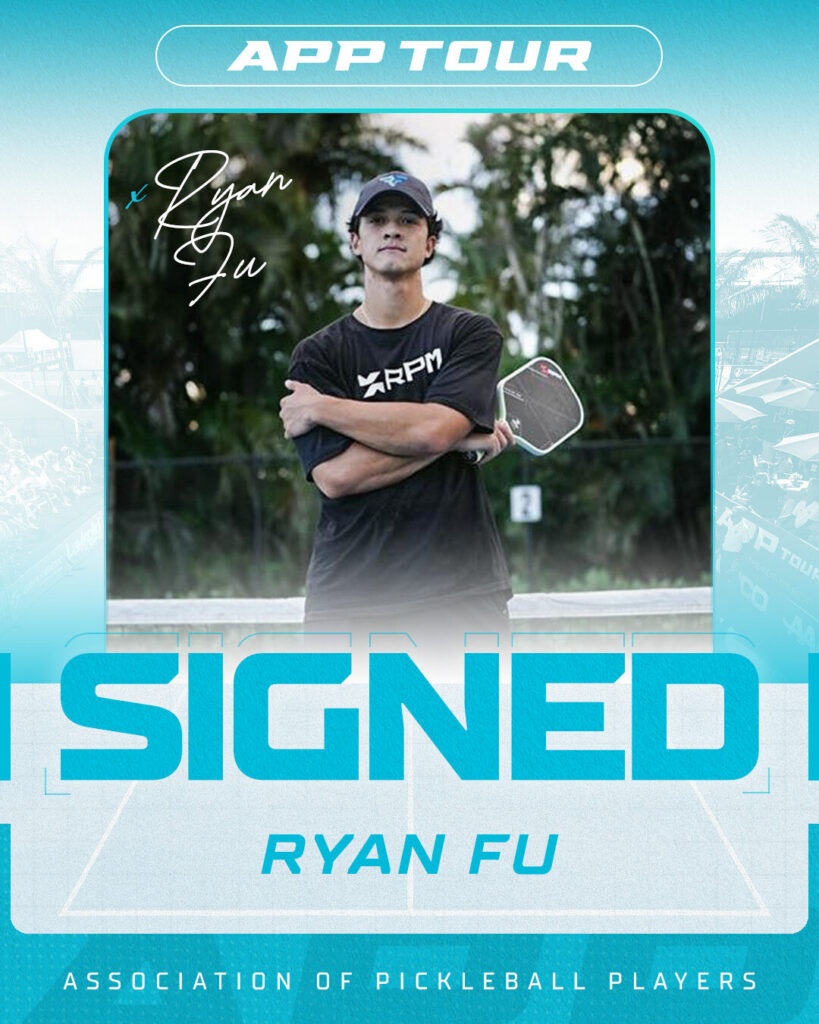 one of the fastest rising pros in pickleball, @ryanfupb is here to stay with the #apptour. @ryan
